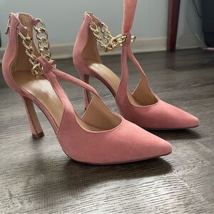 Antonio Melani Tiaa Suede Pumps English Rose